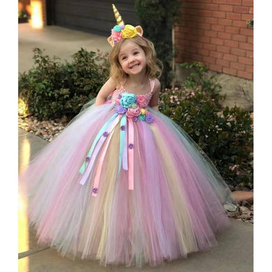 Girl's Lovely Long Princess Dress
